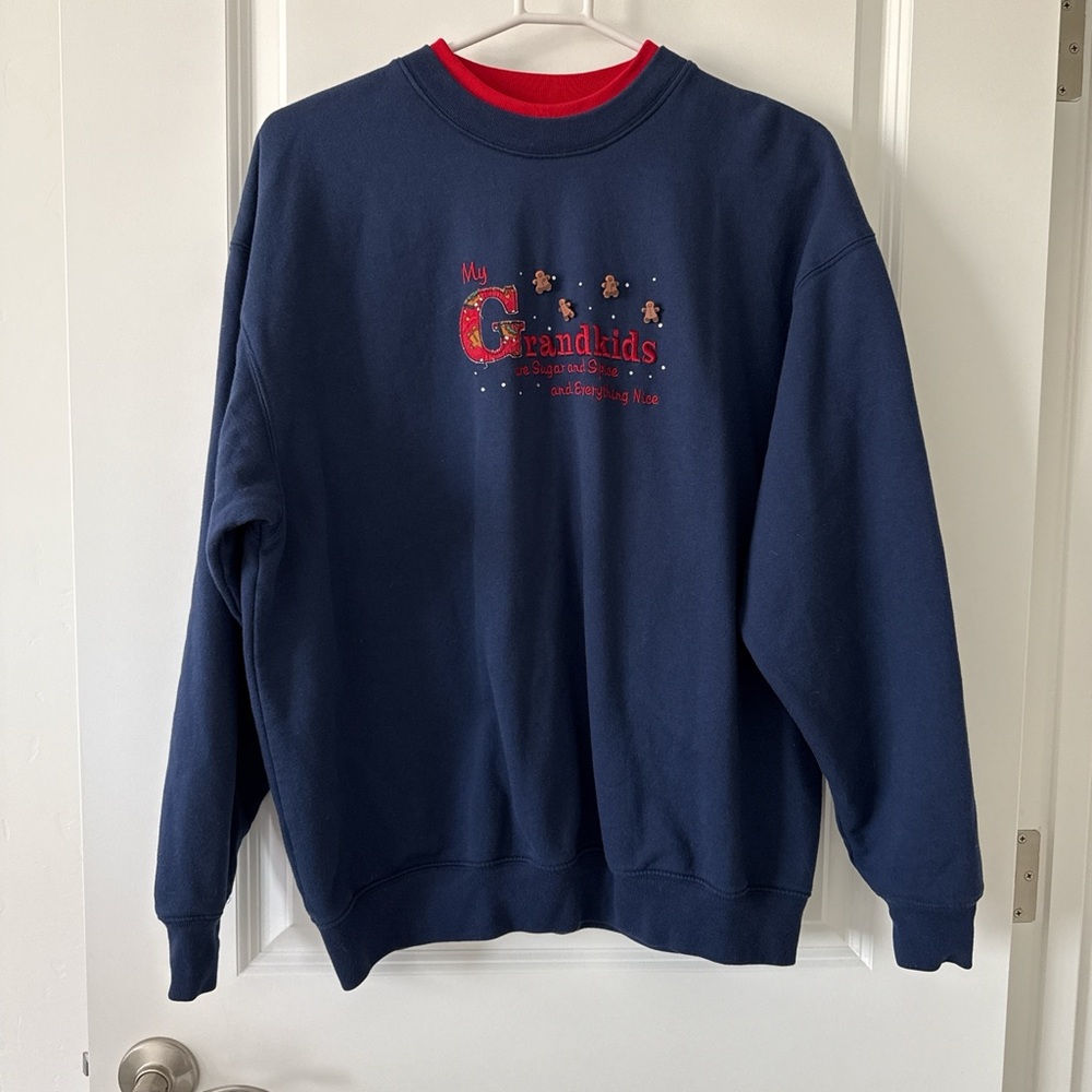 Navy Blue Men's Sweater